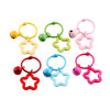 Colorful Acrylic Five-pointed Star Keychain Pendant Diy Dopamine Headphone Set Bag