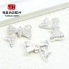 14k Gold-filled Color-protected Zirconium-filled Diamond Bow Beaded Crystal Accessories