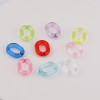 19*14mm Color Transparent Resin Chain Buckle Diy Mobile Phone Ring Bag Diy Jewelry