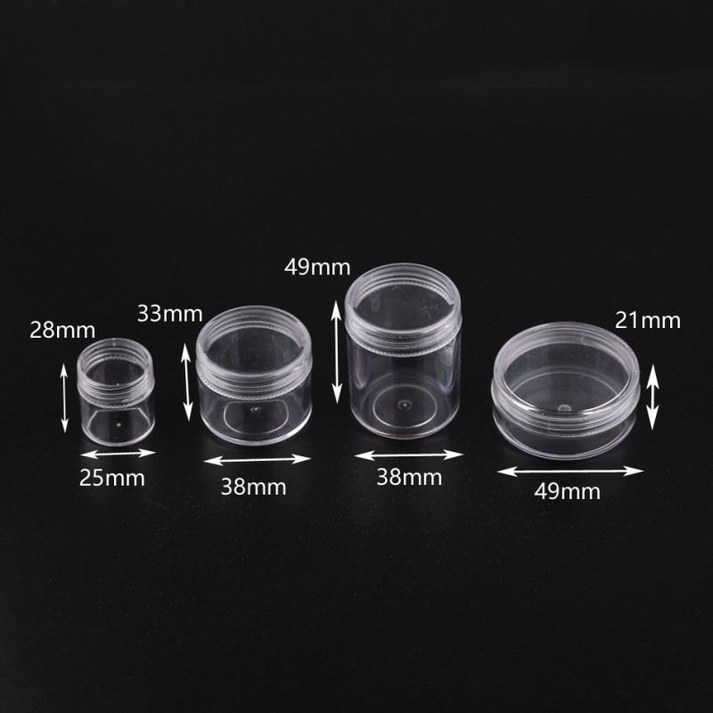 A Variety of Transparent Plastic Boxes with Multiple Specifications, Detachable Storage