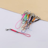 Colorful Braided Rope with Lobster Clasp Mobile Phone Jewelry Decoration Diy Accessories