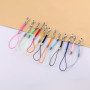 Colorful Braided Rope with Lobster Clasp Mobile Phone Jewelry Decoration Diy Accessories
