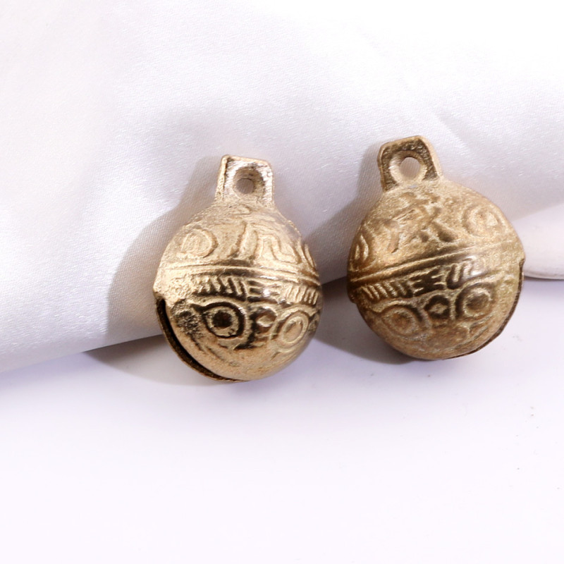 11-53mm retro tiger head bell diy animal pet bell jewelry accessories decoration