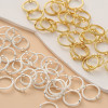 18k Real Gold Color-preserving Lace Beads and Bead Hoops Twist Double-hole Hand-beading