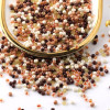 Mixed Color Tube Glass Transparent Rice Beads Millet Diy Handmade Bracelet Loose Beading