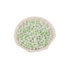 6mm Gradient Color Imitation Pearl Straight Hole Plastic Two-color Scattered Beads