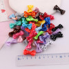 25mm Colorful Dot Printed Bow Diy Clothing Accessories Small Bow Tie Handmade Hair Hoop