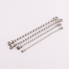 2.4-8mm Metal Slide Buckle Ball Bead Chain Connecting Jewelry Accessories Tag Double Ring