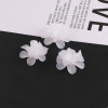 Simple Frosted Three-dimensional Camellia with Tray Jewelry Accessories Diy Handmade Hair