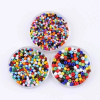2-4mm Color Solid Glass Rice Beads Loose Diy Handmade Beaded Bracelet Necklace Spacer