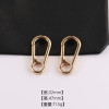 A Variety of Zinc Alloy Special-shaped Buckle Love Diamond Crystal Spring Ring Key Chain