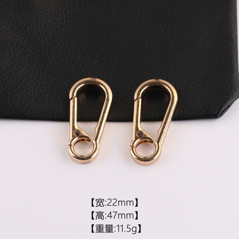 A Variety of Zinc Alloy Special-shaped Buckle Love Diamond Crystal Spring Ring Key Chain