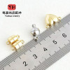 14k Gold-filled Color-preserving Cylindrical Peach Heart-shaped Magnet Buckle Diy Jewelry