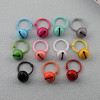 Paint Color Pet Bell Book Ring Buckle Combination Key Chain Spring Key Diy Jewelry
