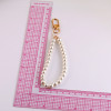 Off-white Pearl Extended Glass Hand Chain Door Buckle Jewelry Accessories Diy Doll