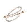 Off-white Pearl Extended Glass Hand Chain Door Buckle Jewelry Accessories Diy Doll