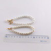 Imitation Pearl Glass Short Chain Hand Bag Mobile Phone Case Key Pendant Jewelry
