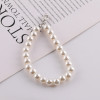 Imitation Pearl Glass Short Chain Hand Bag Mobile Phone Case Key Pendant Jewelry