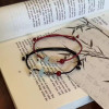 Butterfly Bamboo Leaves Red Rope Small Fish Bracelet Handmade Weaving Niche Versatile