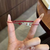 Butterfly Bamboo Leaves Red Rope Small Fish Bracelet Handmade Weaving Niche Versatile