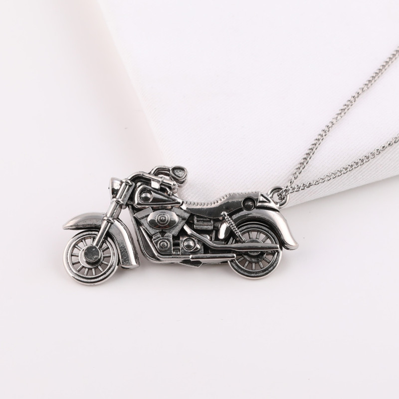 Personalized Three-dimensional Motorcycle Alloy Pendant Handmade Diy Sweater Chain