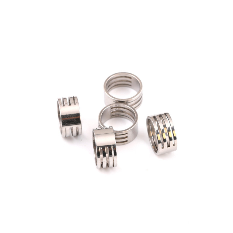 Stainless Steel Ring Opening Closed Auxiliary Tool Buckle Jewelry Handmade Diy Accessories