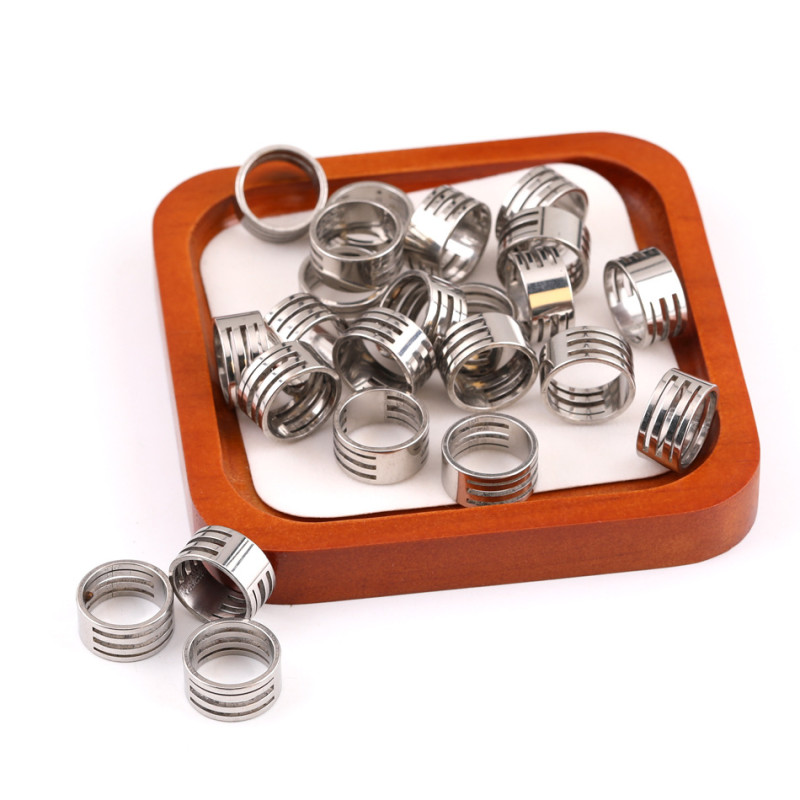 Stainless Steel Ring Opening Closed Auxiliary Tool Buckle Jewelry Handmade Diy Accessories