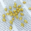Color-preserving 18k Bag Gold Bracelet Pendant Accessories Lotus Sunflower Diy Beaded