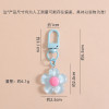 Candy Color Resin Flower Door Buckle Cute Keychain Mobile Phone Chain Handmade Diy