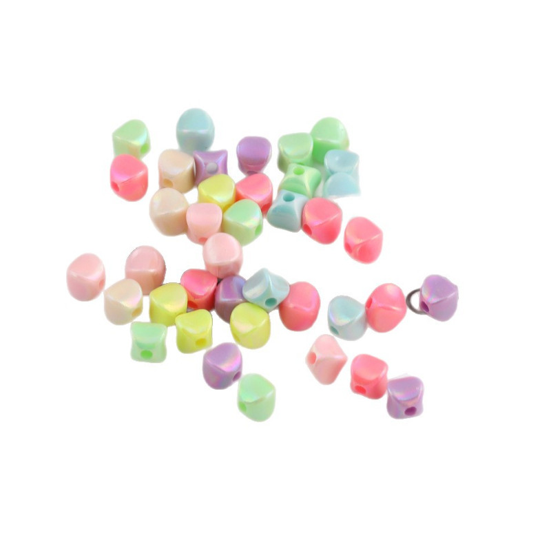 Mixed Plant and Animal Color Plated Butterfly Flower Resin Beads Handmade Diy Mobile