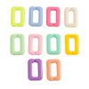 Candy Color Flat Rectangular Chain Buckle Opening Handmade Diy Jewelry Backpack Mobile