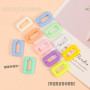 Candy Color Flat Rectangular Chain Buckle Opening Handmade Diy Jewelry Backpack Mobile