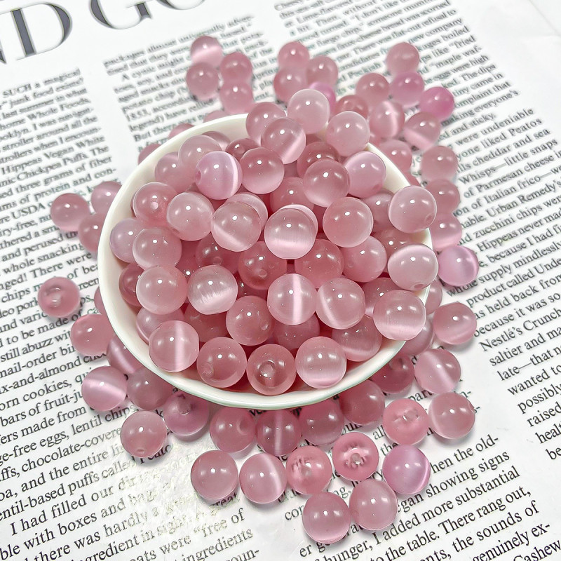 Cat's Eye Beads Crystal Bracelet with Loose Jewelry Diy Accessories