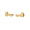 Niche Design Heart-shaped Earrings Simple Love for Women Ins Personality Sweet