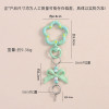 Candy Colored Flower Streamer Bow Knot Croissant Nail Spring Buckle Handmade Diy Jewelry