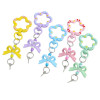Candy Colored Flower Streamer Bow Knot Croissant Nail Spring Buckle Handmade Diy Jewelry