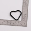 Candy Color Paint Love Spring Ring Open Buckle Diy Handmade Key Chain Mobile Phone