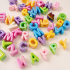 Acrylic Colorful Shell Large Hole Letter Beads Accessories Diy Handmade Mobile Phone