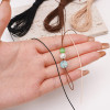 1mm Wax Rope, 3 Strands of Polyester Wax Thread, Bead Buddhist Beads Bracelet, Toy Diy
