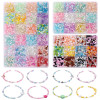 12/24 Grid Glass Mixed Rice Bead Set Box Handmade Diy Necklace Bracelet Earrings Beads