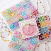 12/24 Grid Glass Mixed Rice Bead Set Box Handmade Diy Necklace Bracelet Earrings Beads