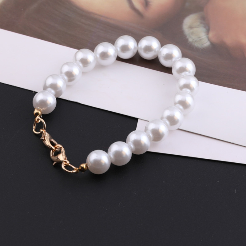12mm Imitation Pearl Chain Water Cup Portable Bag Short Diy Mobile Phone Hanging Lanyard