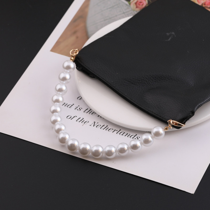 12mm Imitation Pearl Chain Water Cup Portable Bag Short Diy Mobile Phone Hanging Lanyard