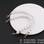 12mm Imitation Pearl Chain Water Cup Portable Bag Short Diy Mobile Phone Hanging Lanyard