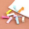 Candy Color One-word Clip Ribbed Half-pack Duckbill Hair Accessories Diy Handmade
