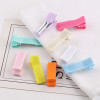 Candy Color One-word Clip Ribbed Half-pack Duckbill Hair Accessories Diy Handmade