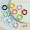 Candy Color Wreath Bow Spring Buckle Keychain Handmade Diy Jewelry Mobile Phone Chain