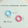 Candy Color Wreath Bow Spring Buckle Keychain Handmade Diy Jewelry Mobile Phone Chain