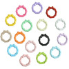 Candy Color Wreath Bow Spring Buckle Keychain Handmade Diy Jewelry Mobile Phone Chain
