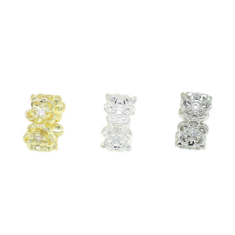 18k Gold-plated Zircon Beads Diy Handmade Jewelry Accessories Color-preserving Necklace